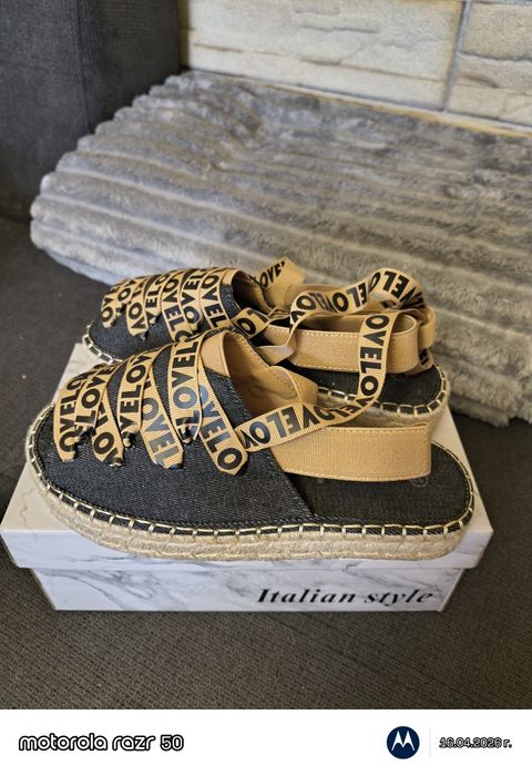 Дамски еспадрили тип сандали и джапанки унисекс