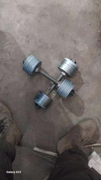 Продам гантели ручнои сборке