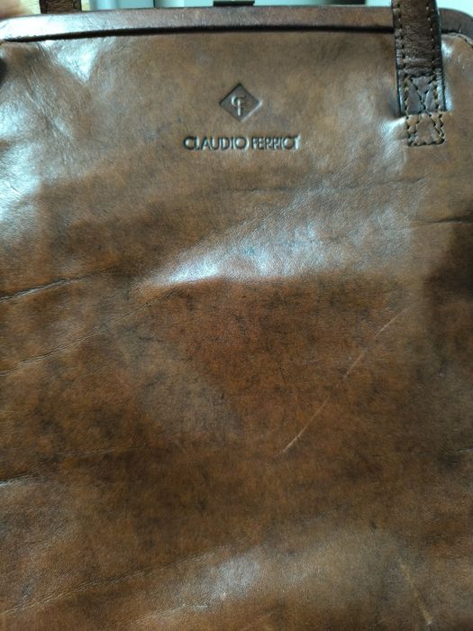 3 италиански естествена кожа чанти creazione alesandro  също il santi