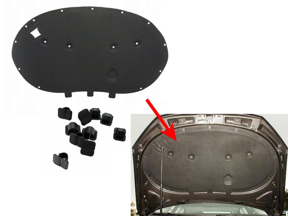 Изолация за преден капак на VW Passat B7 (2010-2015)