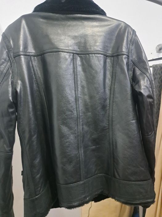 Кожено яке с топла подплата!