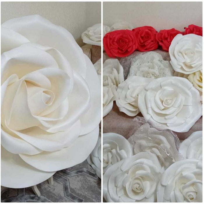 3д цветы декоративные