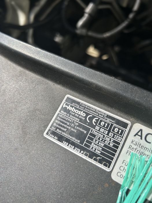 Kit complet Webasto benzină TSI Volkswagen