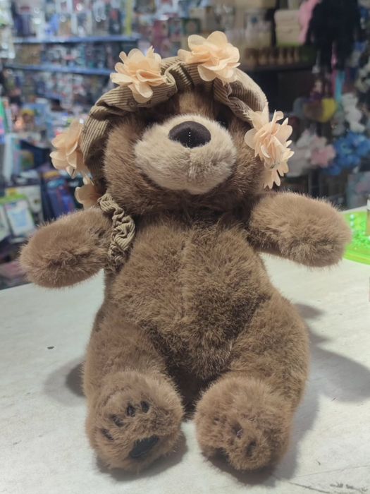 Игрушка мягкая Мишка в шапочке