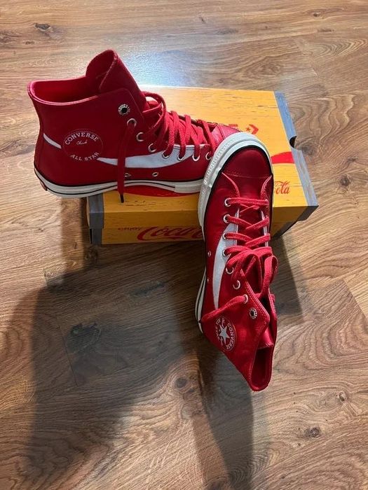 Converse Coca cola  Piele marimea 42 sau 43