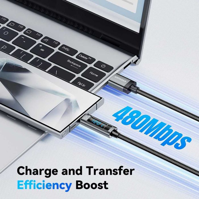 Cablu 2M 120W 6A HyperCharge TurboCharge Xiaomi Redmi/Poco/Black Shark