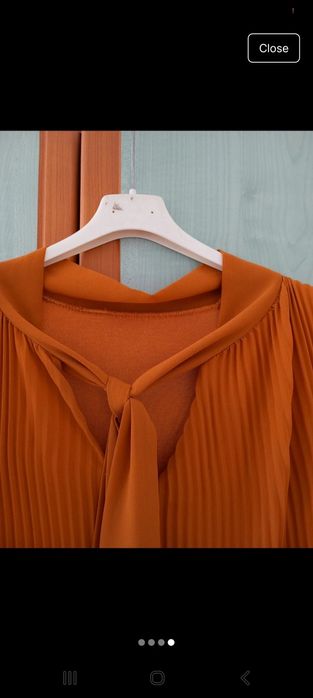 Rochie muștar elegantă