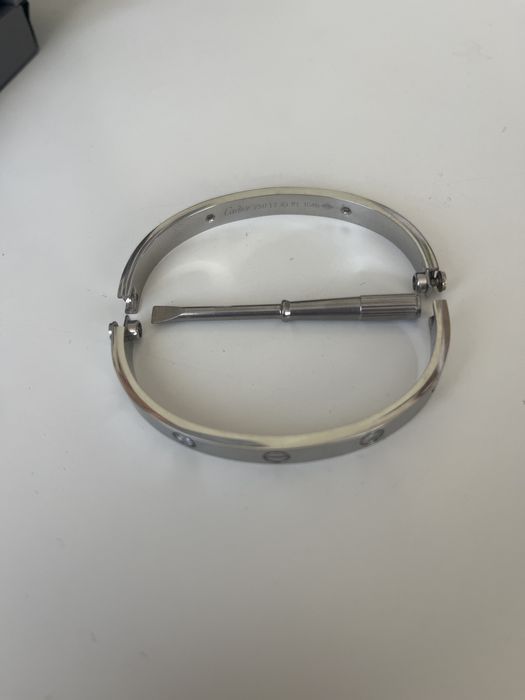 Гривна Cartier сребърна