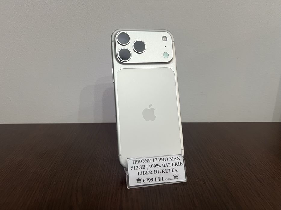Bijuteria Royal CB : iPhone 17 Pro Max 512GB