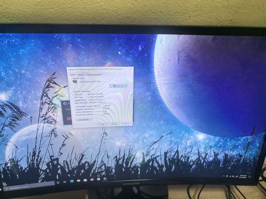 Placa video MSI RTX 2070 8g 256b