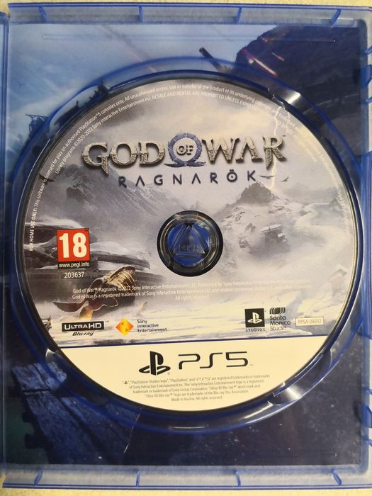 God of War Ragnarok PS5 КАТО НОВА