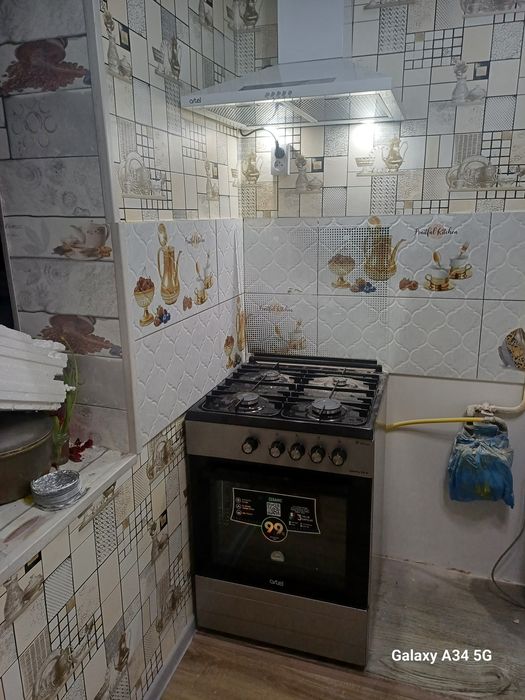 Gaz turbalar shchochik kran polni ustanofka