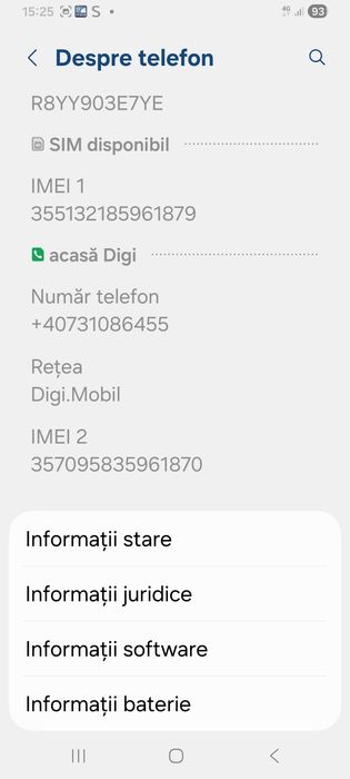Samsung galaxy a06 vând sau schimb cu un google pixel