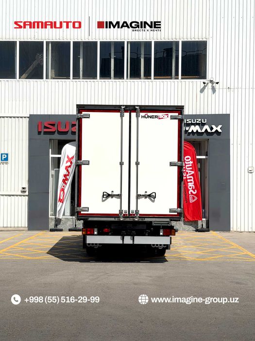 "ISUZU NMR77H" shassisi negizidagi izotermik furgon