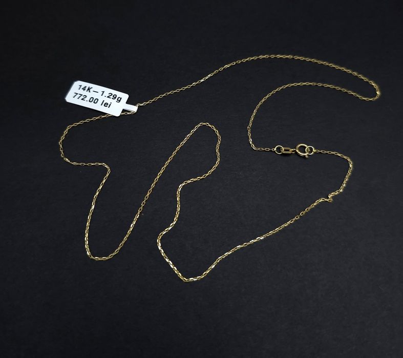 Bijuteria Royal lant din aur 14k 1.29 gr