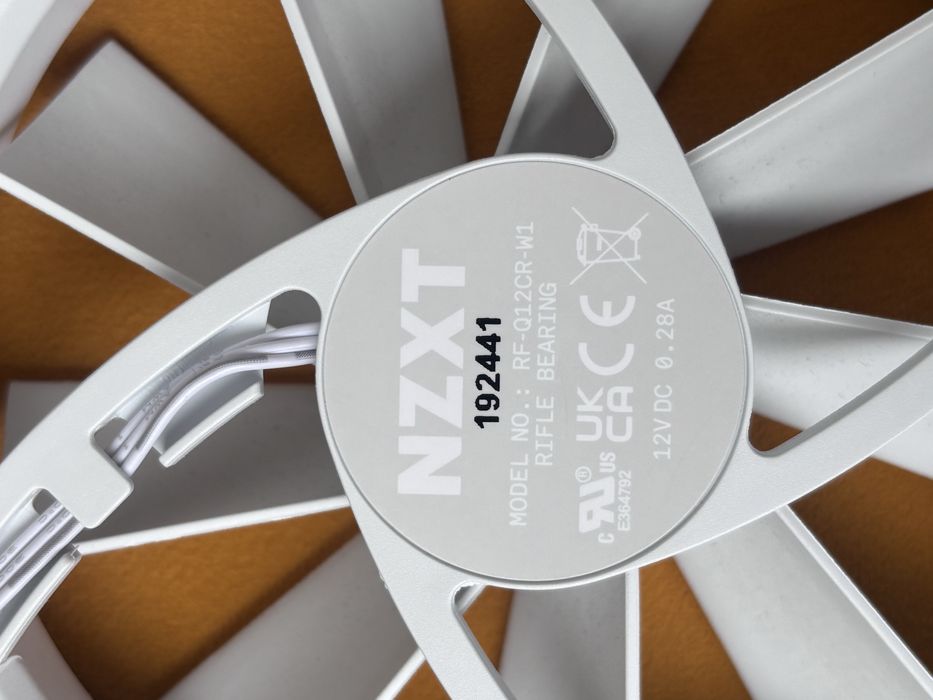 Set 3 ventilatoare Nzxt Albe 120mm. Non RGB