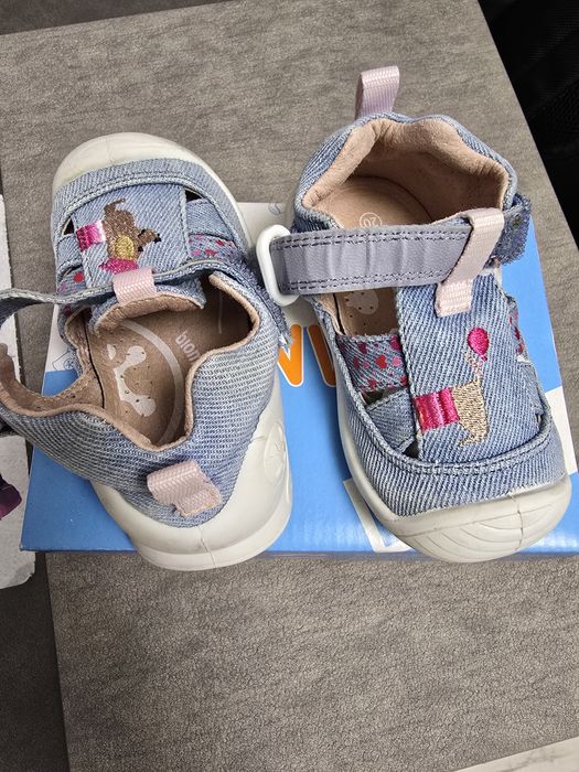 Marimea 20 Sandale copii fete din textil Biomecanics