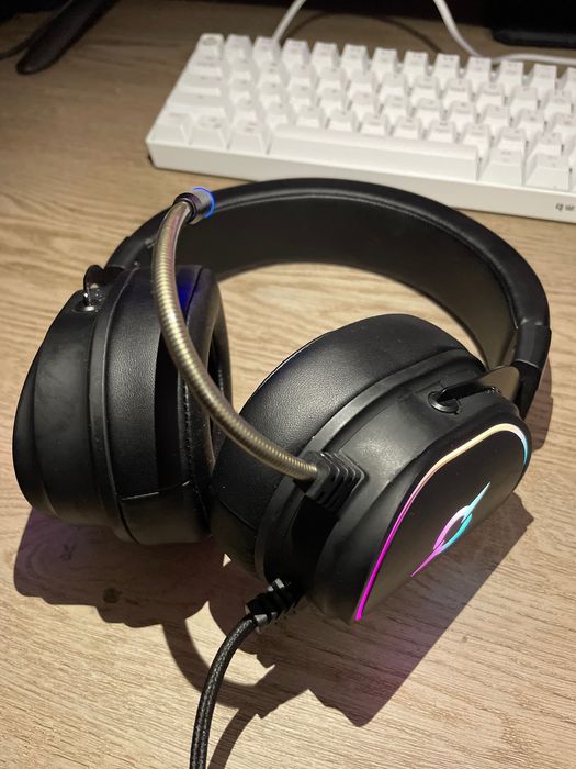 Casti Gaming AQIRYS Altair, 7.1 USB, negru