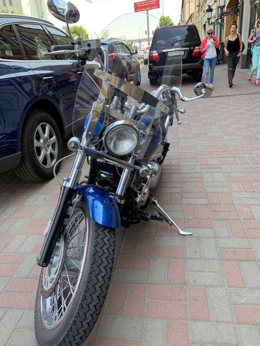 Parbriz pentru motocicleta.