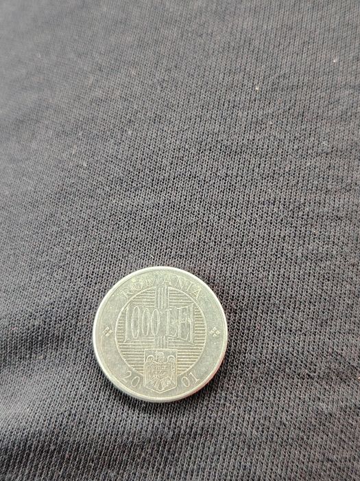 Moneda 1000 lei an 2001 Constantin brancoveanu