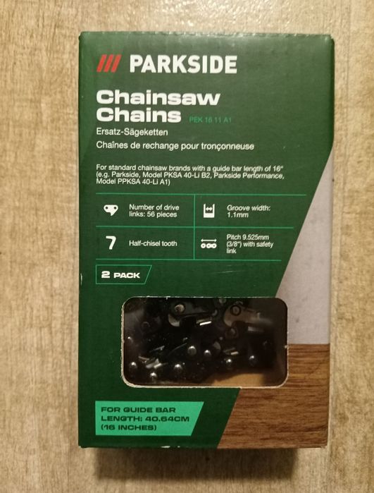 Parkside performance drujba electrica 40V ferastrau lant cu bateri 20V