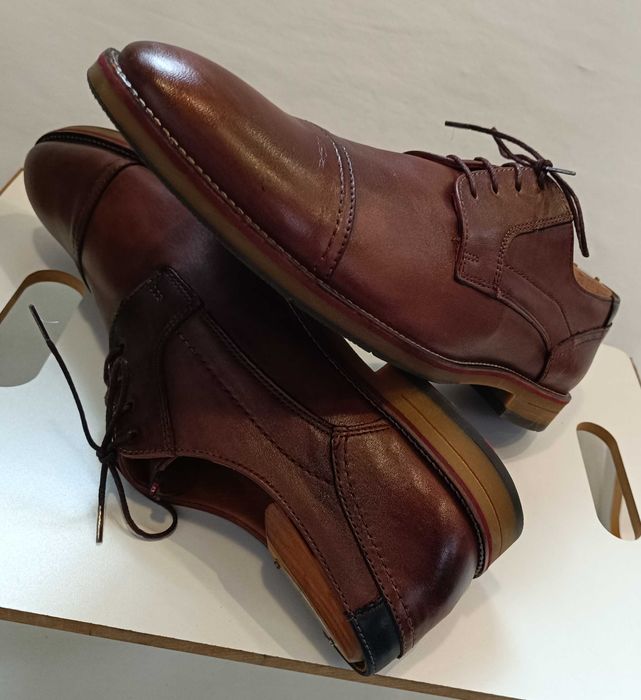 Pantofi derby 43 43.5 premium LLOYD piele naturala moale