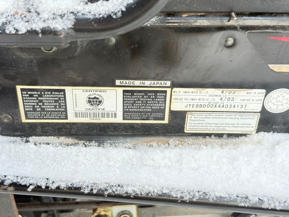 Снегоход Yamaha продается сатылады