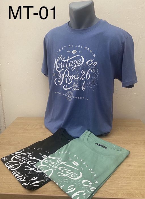 Мъжки тениски на едро 6 бр в серия-15 евро