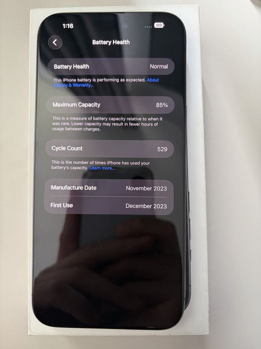 Iphone 15 PRO MAX 256GB Black