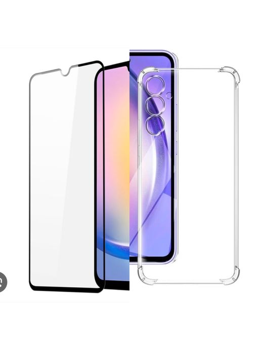 Samsung S20 S21 S23 S24 FE Husa Colturi Anti Soc + Folie Sticla 9D