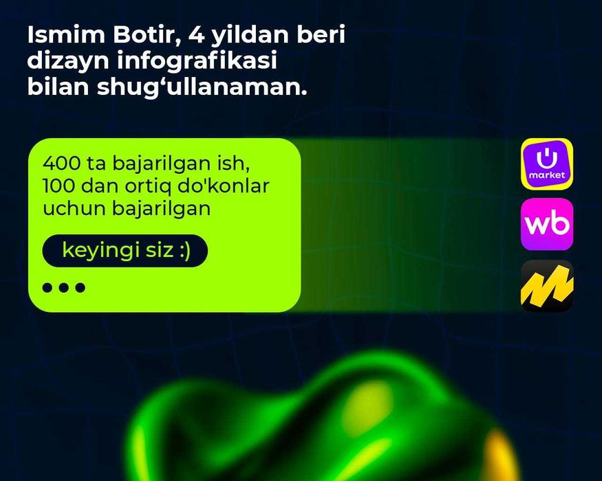 Дизайн карточек товара Uzum, WB | Tovar kartochkalari dizayni