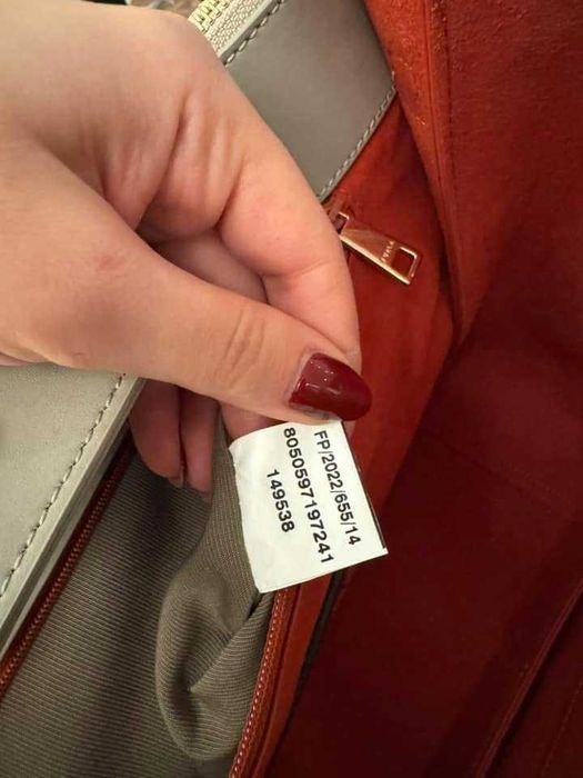 Чанта Furla от естествена кожа