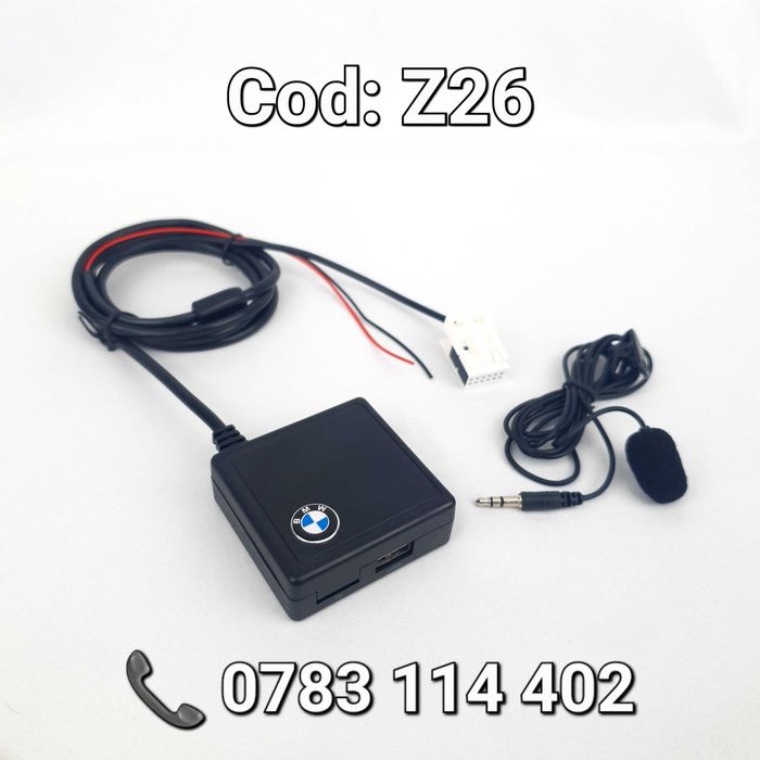 Adaptor Auto-USB+Stick-SD-AUX-Bluetooth+Mic-BMW-Cu Multe Intrari - Z26