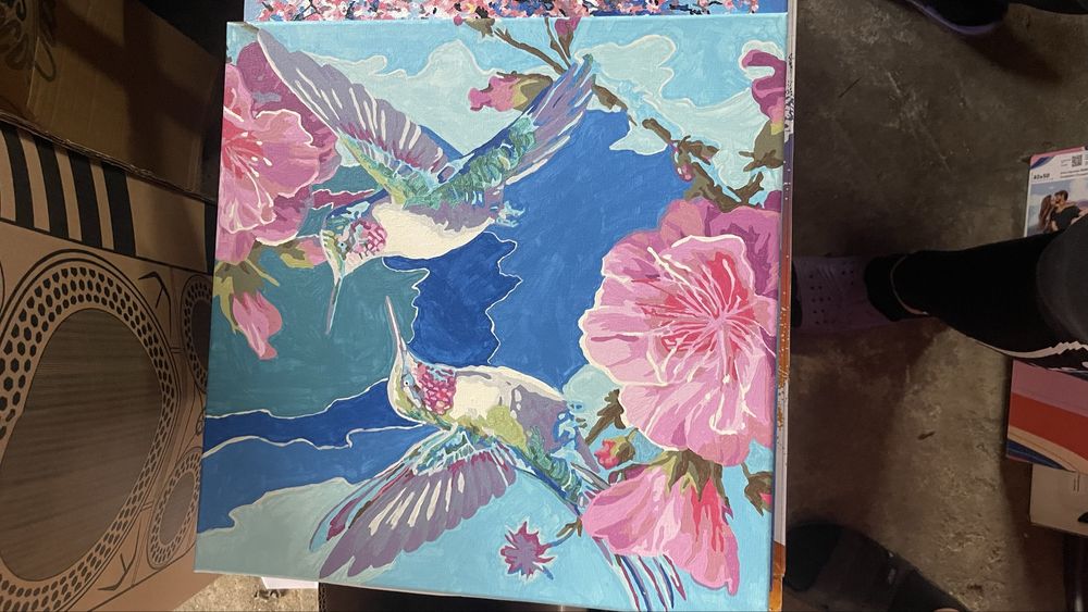 Ръчно рисувани картини по номера