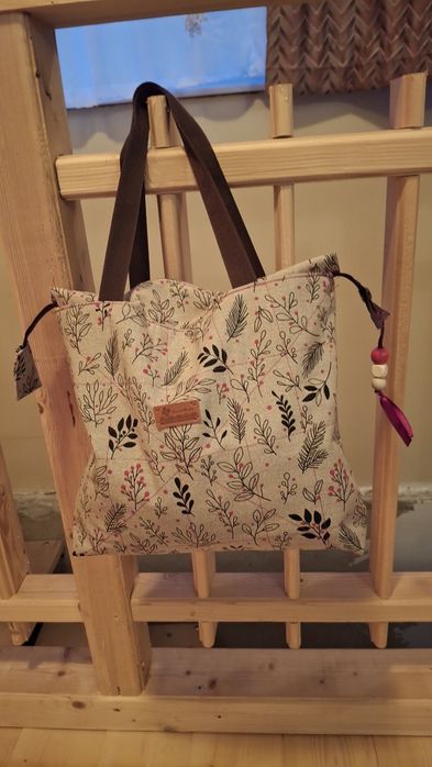 Sacoșă handmade confecționată din canvas
