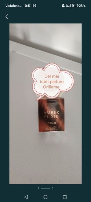 Apă de parfum damă Amber Elixir
