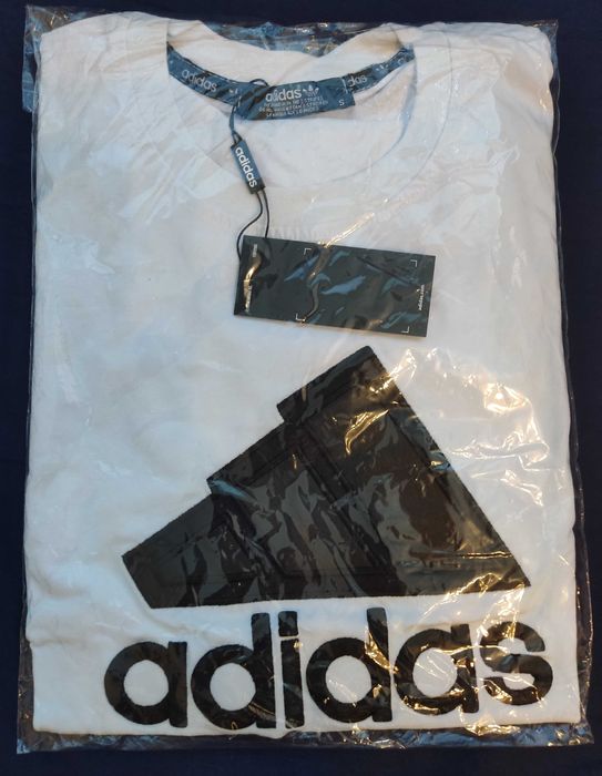 Оригинална мъжка тениска Адидас бяла размер M НОВА ADIDAS р-р  М