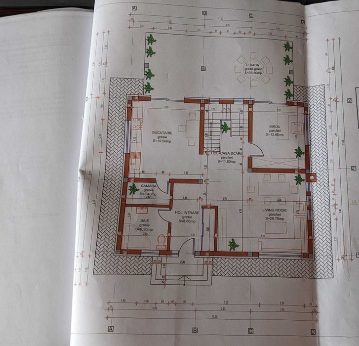 Casă unifamilială 177,5 mp utili, semifinisată – Teren 490 mp, Jucu de Sus (Construită pentru uz personal)