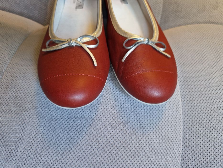 Balerini Moschino piele naturala