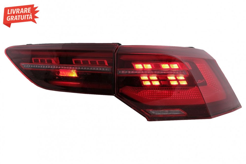 Stopuri Full LED VW Golf VIII Hatchback Mk8 MQB (2020-Up) cu Semnal Di