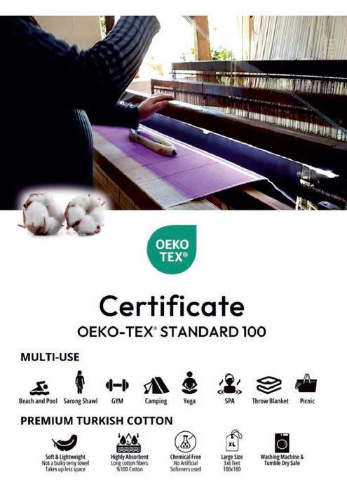 Halat de baie, plaja si SPA-bumbac/usor si absorbant de tip peshtemal