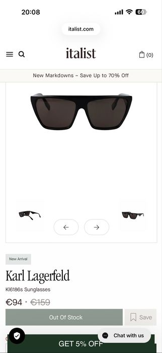 Karl Lagerfeld слънчеви очила KL6186s - НОВИ