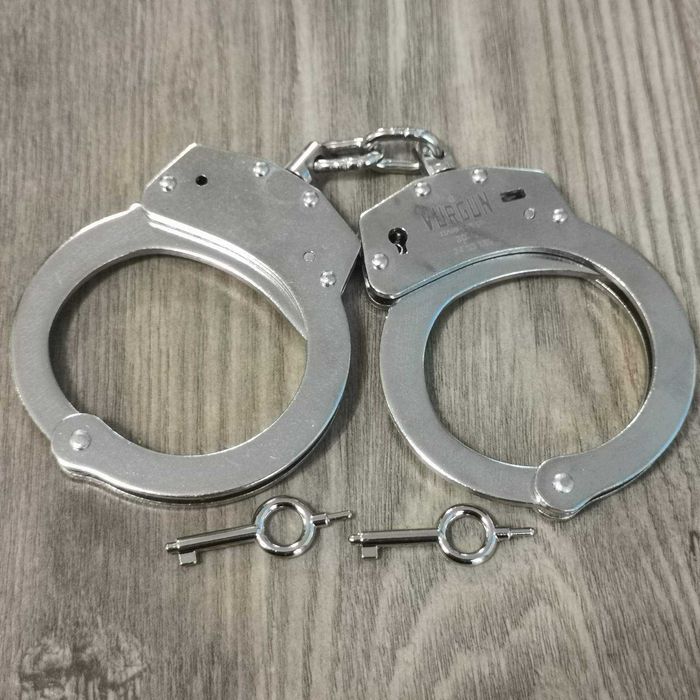 Качествени Белезници Vurgun с мека връзка Никелирани Стомана