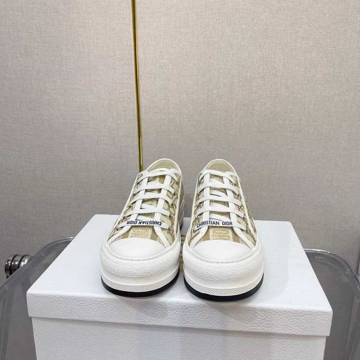 Adidasi tenisi Christian Dior Walk'n'Dior gold, marimi 35-40, Premium