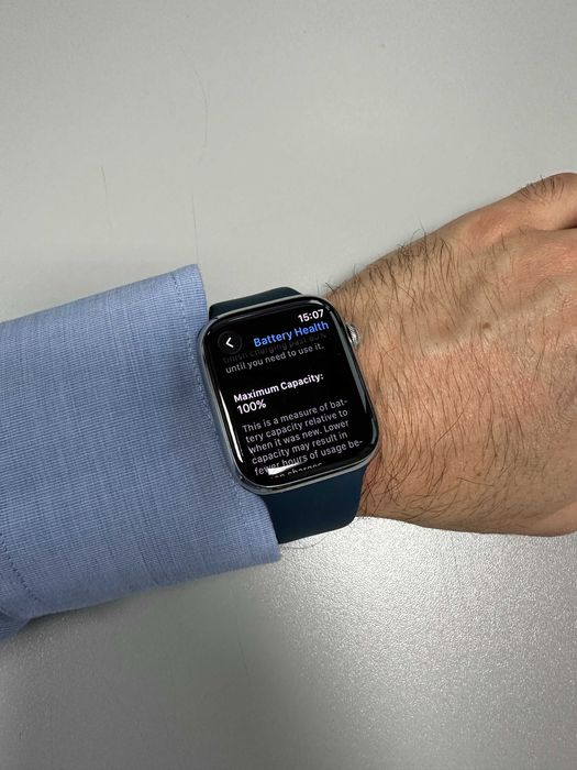 APPLE Watch Series 9, GPS + Cellular, 45mm Silver Stainless Steel Case