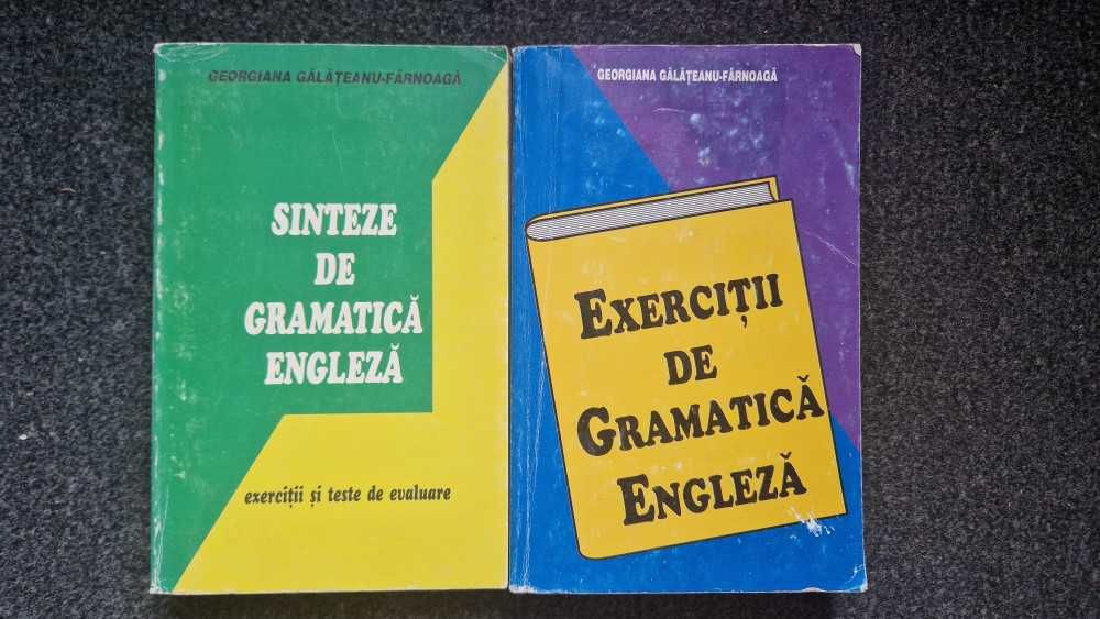 SINTEZE + EXERCITII de Gramatica ENGLEZA Georgiana Galateanu-Farnoaga