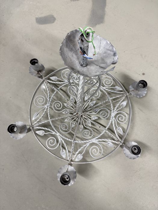 Lustra si veioza din fier forjat