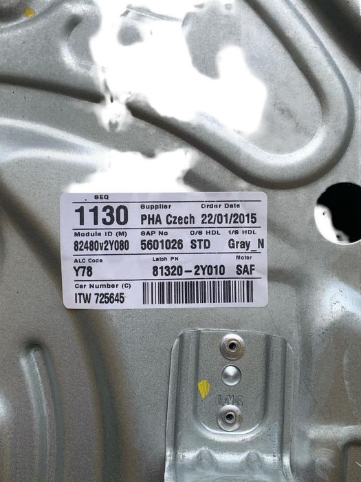 Macara Geam Dreapta Fata Hyundai Ix35 Lm, El, Elh 2009 -> 81320-2Y010