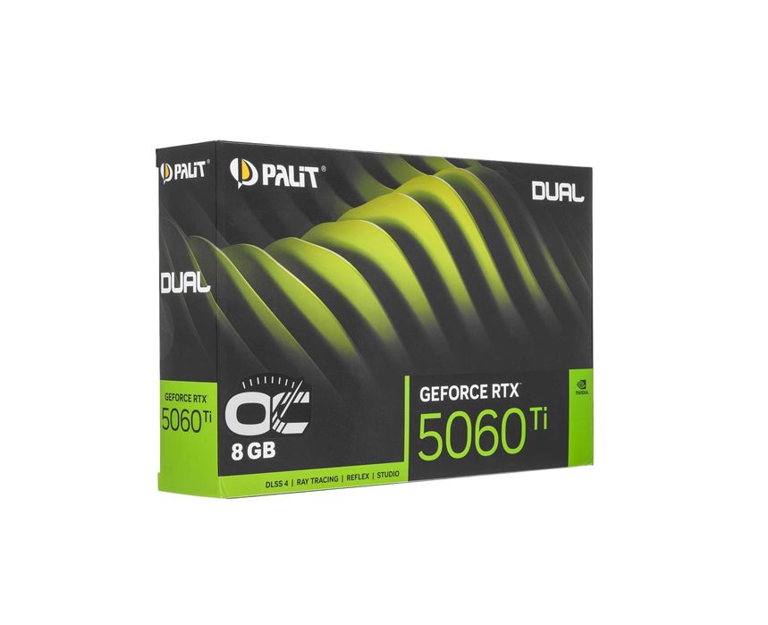 - Видеокарта Palit RTX 5060 Ti Dual OC 8GB (NE7506TT19P1-GB2062D)