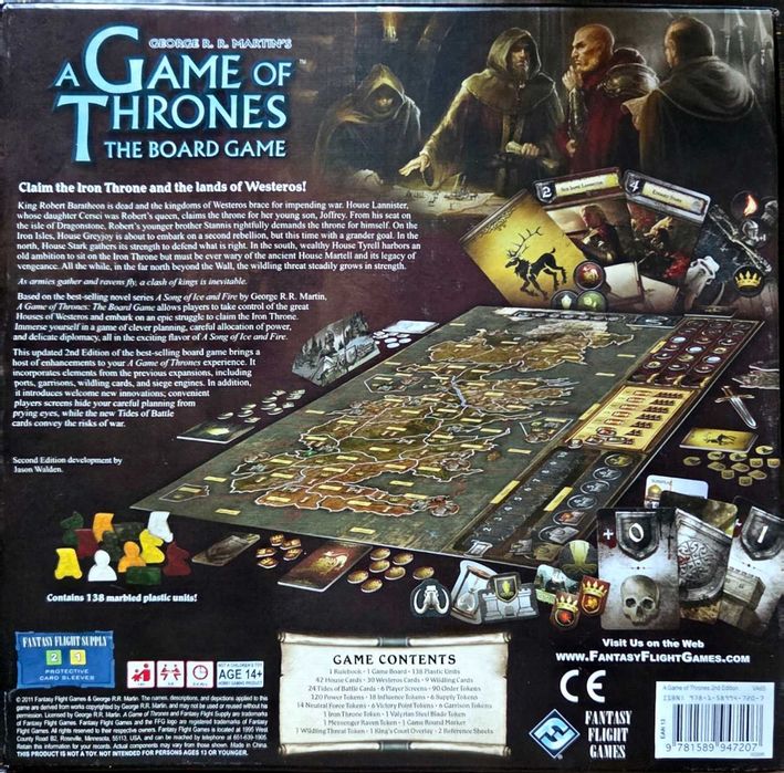 A Game of Thrones: The Board Game – Second Edition – настолна игра